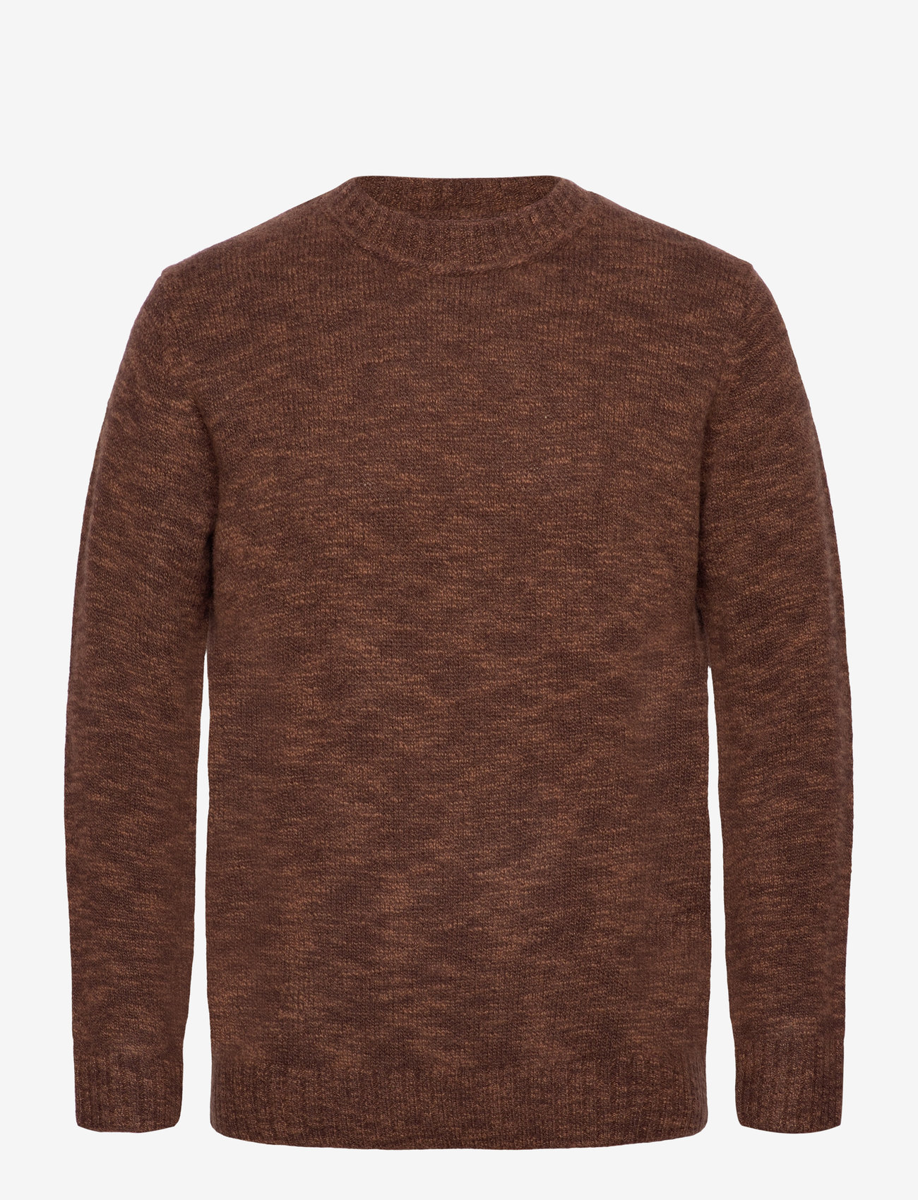 Mos Mosh Gallery - MMGLaporte Melange Crew Neck Knit - rund hals - sundown melange - 0