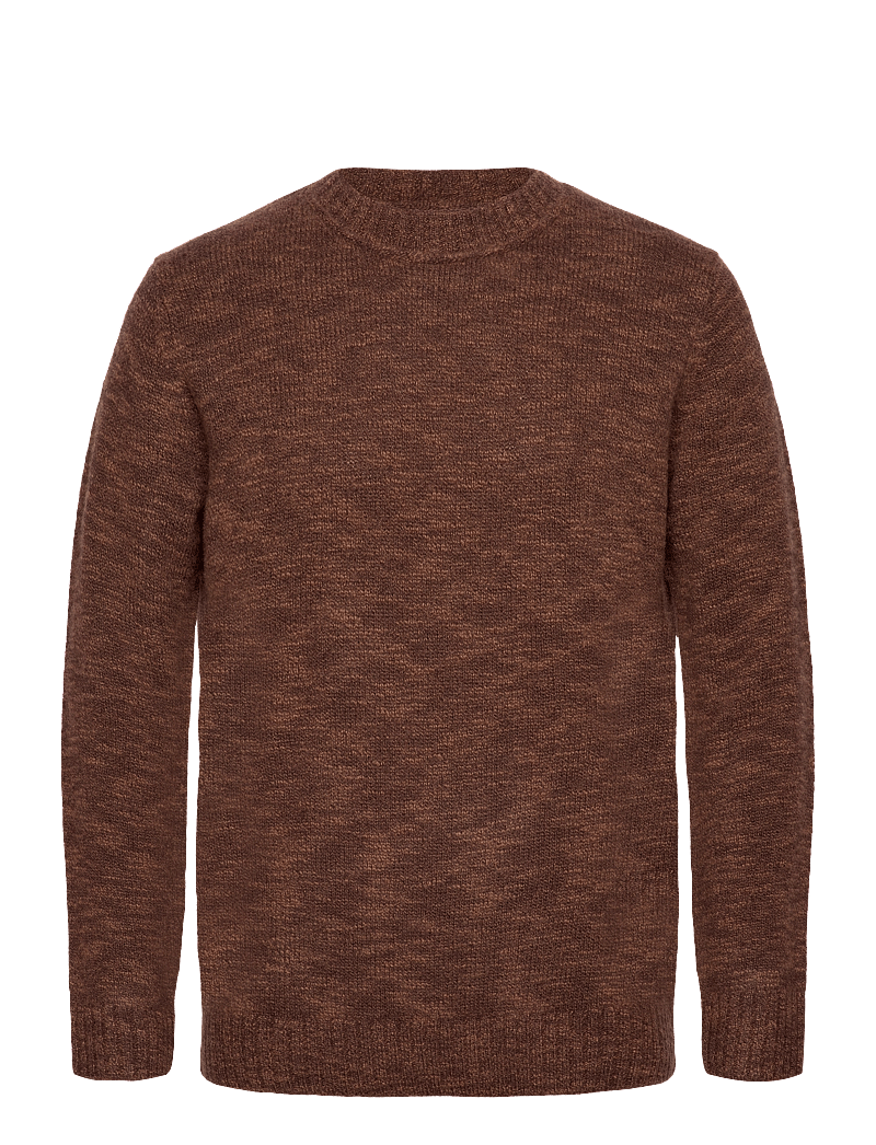 Mos Mosh Gallery - MMGLaporte Melange Crew Neck Knit - rundhals - sundown melange - 0