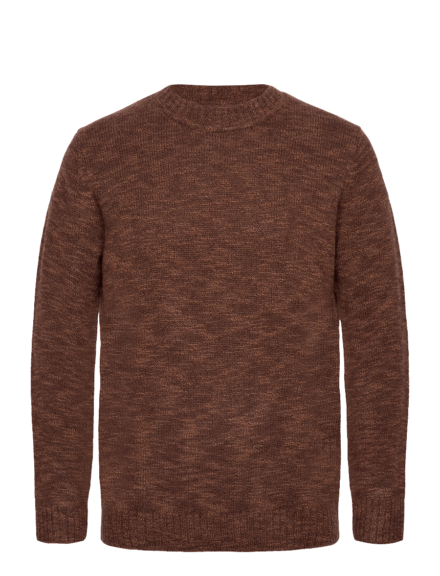 Mos Mosh Gallery - MMGLaporte Melange Crew Neck Knit - rundhals - sundown melange - 0