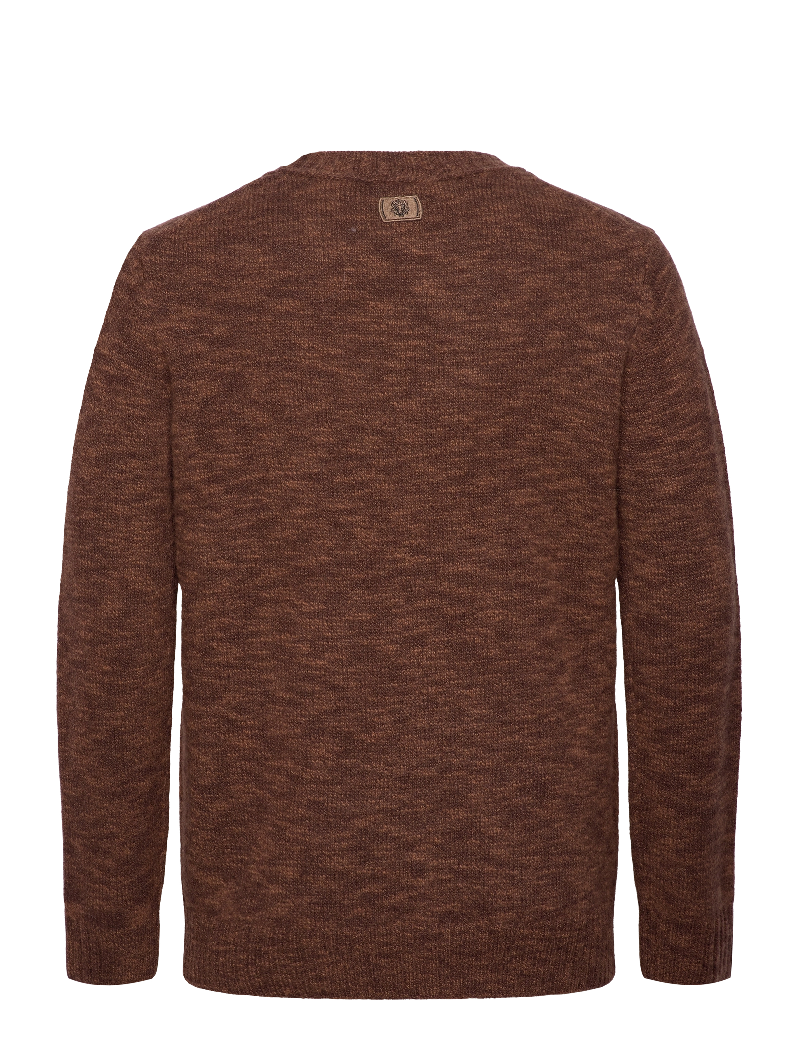 Mos Mosh Gallery - MMGLaporte Melange Crew Neck Knit - rund hals - sundown melange - 1