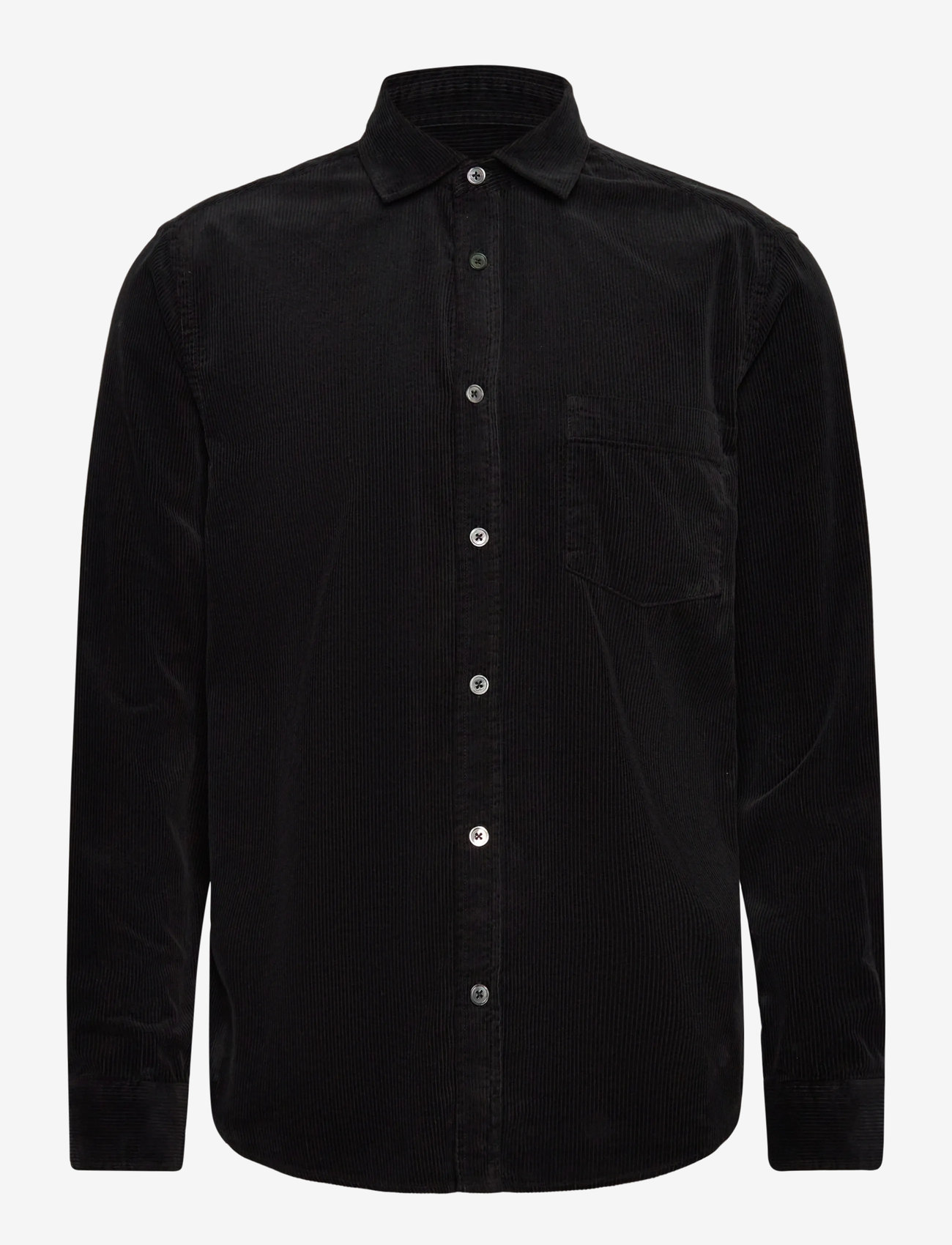 Mos Mosh Gallery - MMGAlden Corduroy Shirt - fløjlsskjorter - black - 0