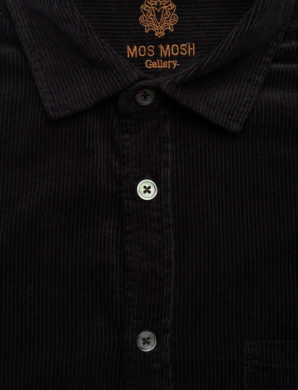 Mos Mosh Gallery - MMGAlden Corduroy Shirt - manchesterskjortor - black - 2