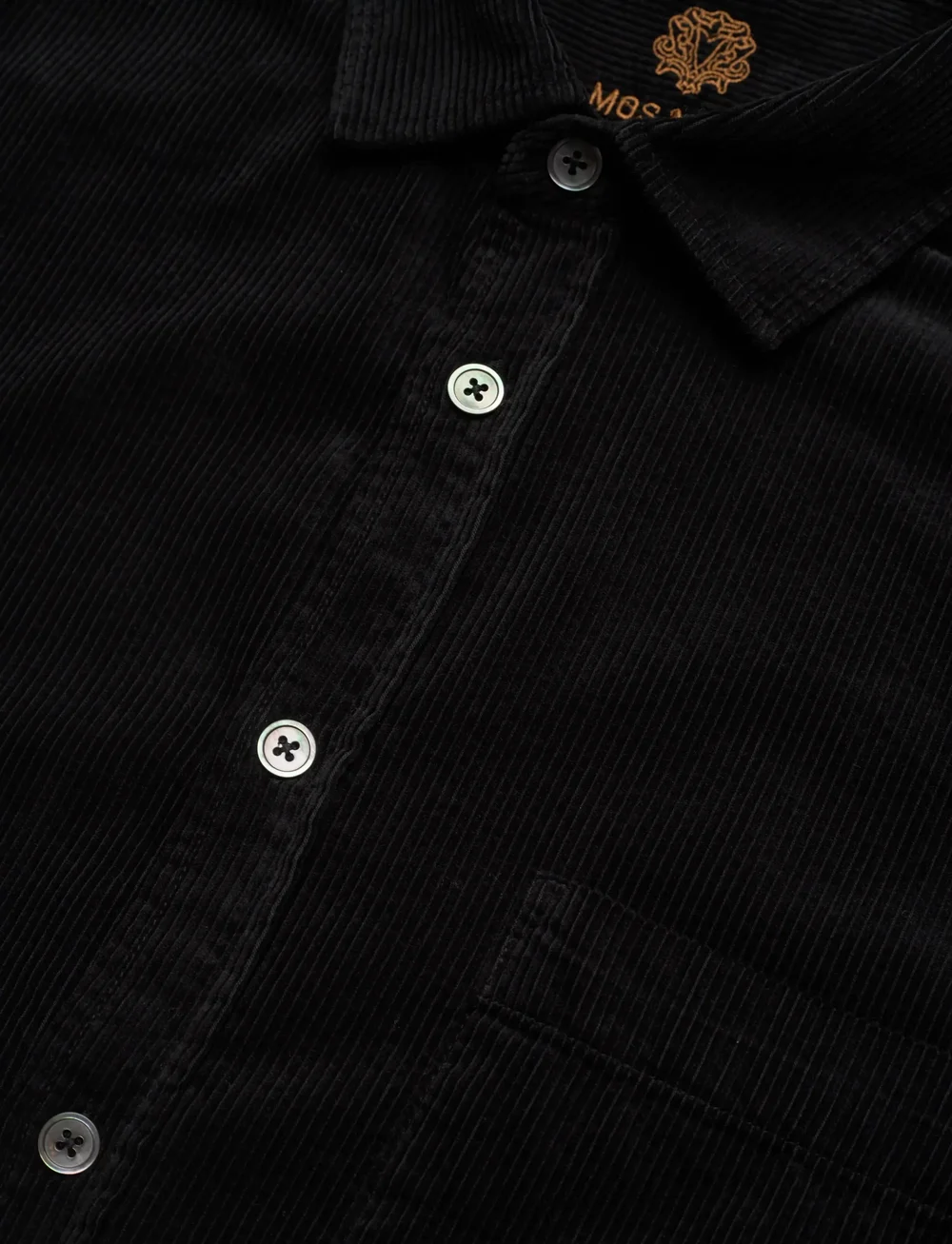 Mos Mosh Gallery - MMGAlden Corduroy Shirt - manchesterskjortor - black - 3