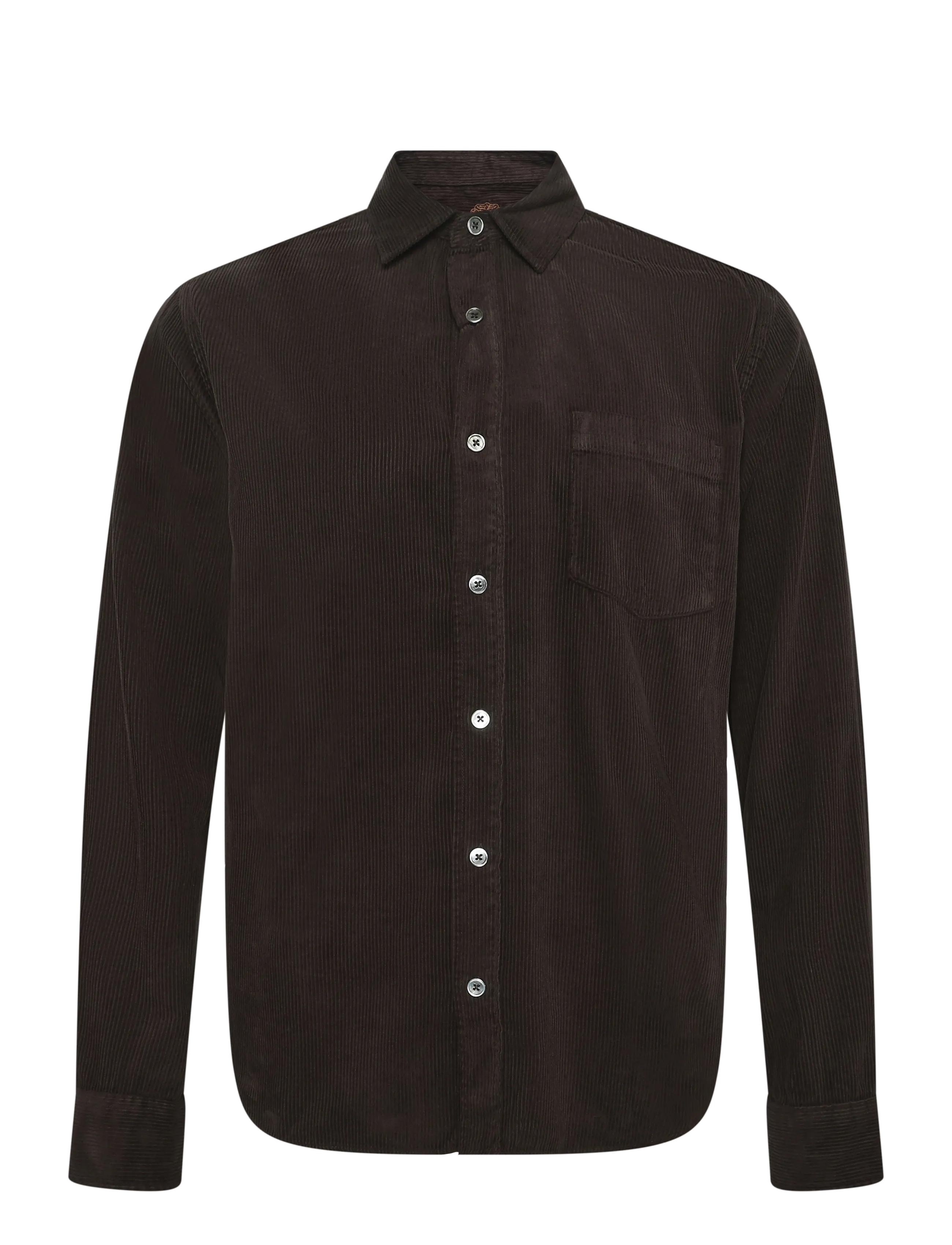 Mos Mosh Gallery MMGAlden Corduroy Shirt - Särgid - BLACK COFFEE / brown