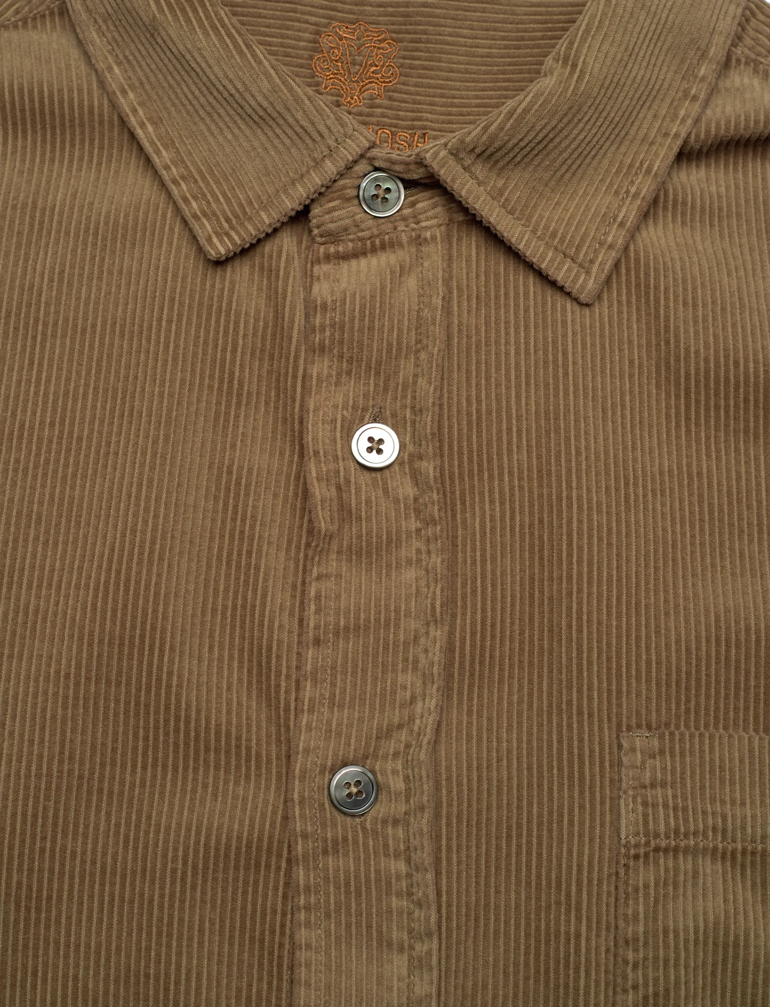 Mos Mosh Gallery - MMGAlden Corduroy Shirt - manchesterskjortor - brindle - 2
