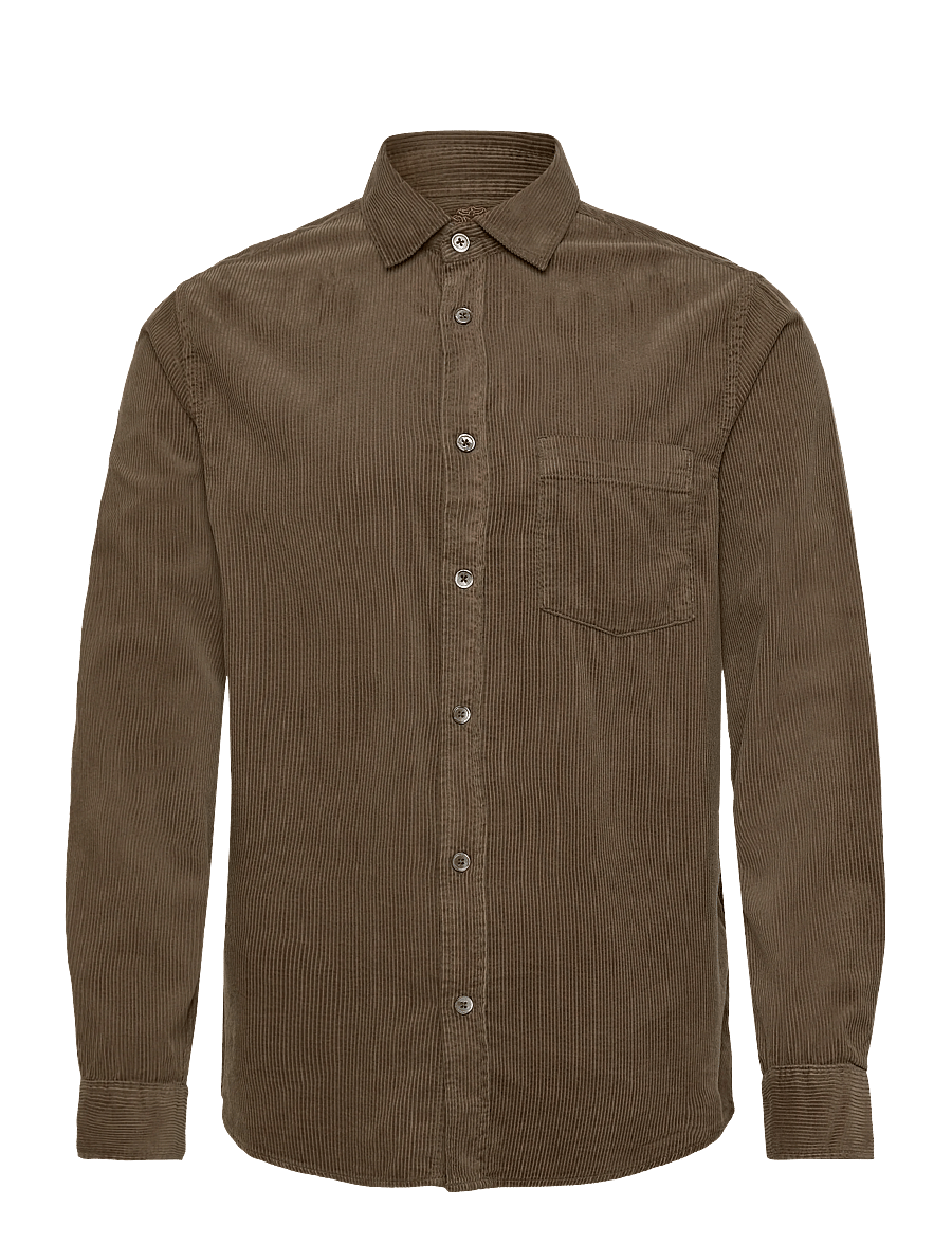 Mos Mosh Gallery - MMGAlden Corduroy Shirt - cordhemden - grape leaf - 0