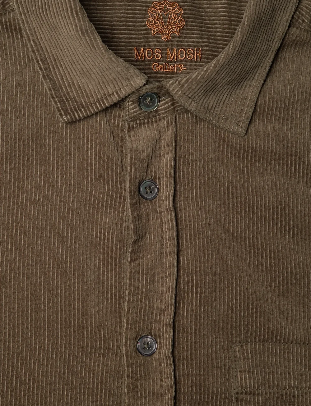 Mos Mosh Gallery - MMGAlden Corduroy Shirt - manchesterskjortor - grape leaf - 2