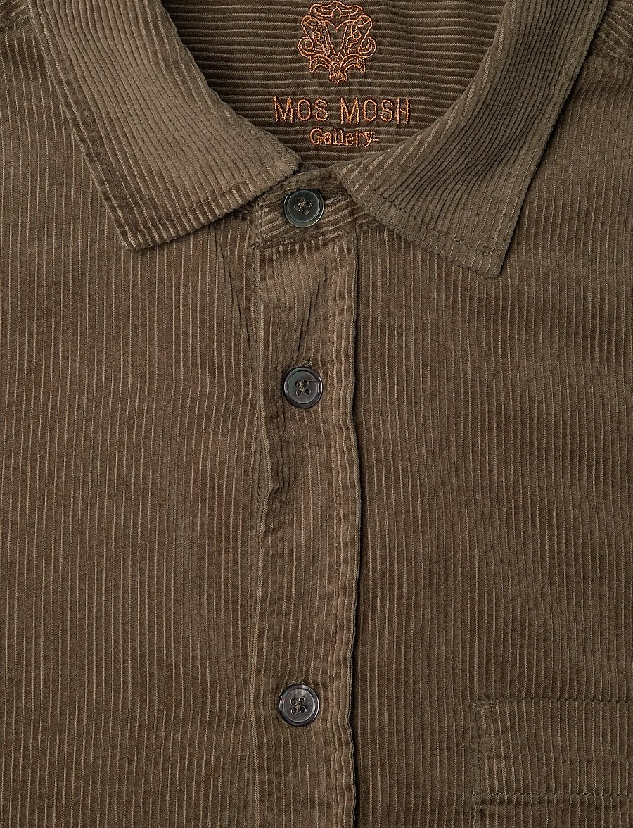 Mos Mosh Gallery - MMGAlden Corduroy Shirt - cordhemden - grape leaf - 2