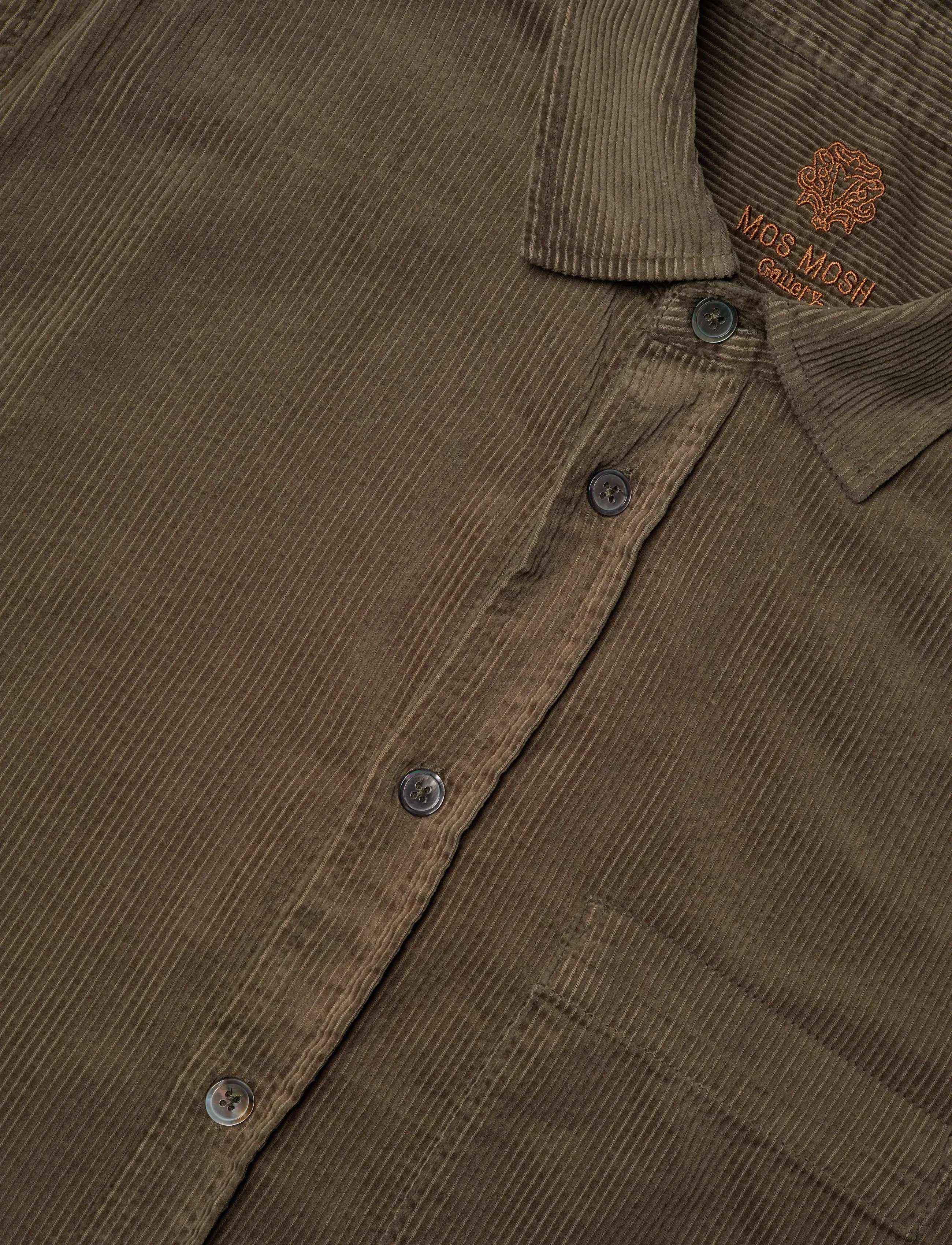 Mos Mosh Gallery - MMGAlden Corduroy Shirt - fløjlsskjorter - grape leaf - 3
