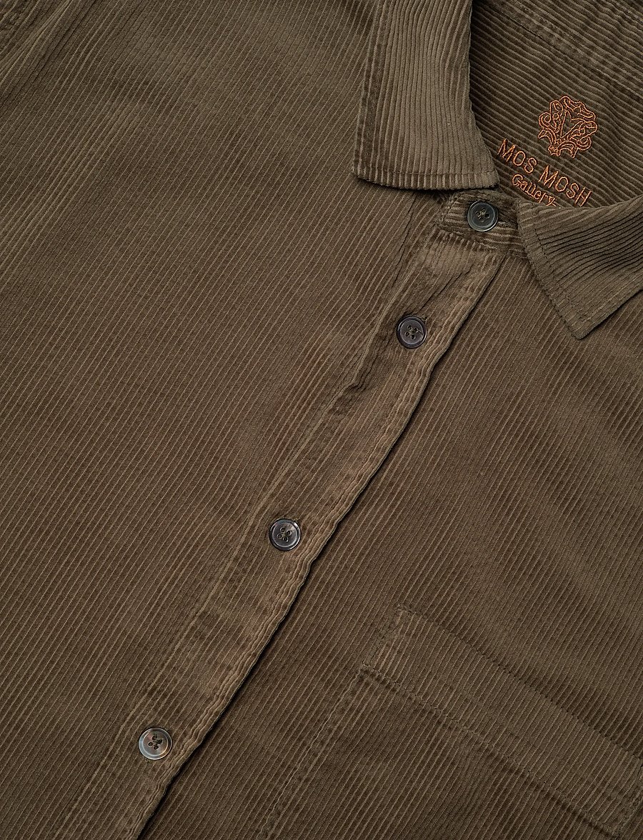 Mos Mosh Gallery - MMGAlden Corduroy Shirt - cordhemden - grape leaf - 3