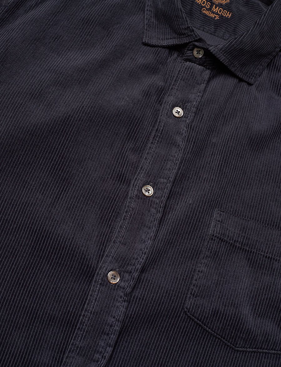 Mos Mosh Gallery - MMGAlden Corduroy Shirt - corduroy shirts - navy - 3