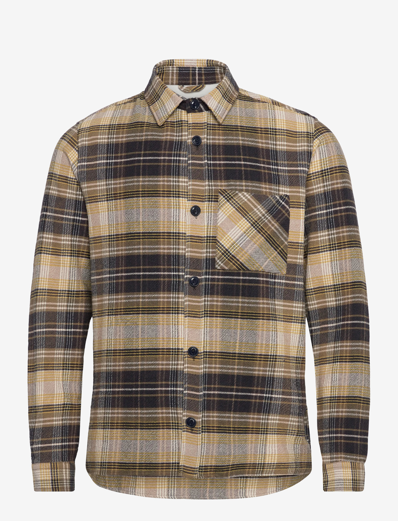 Mos Mosh Gallery - MMGDavid Lavato Shirt - ternede skjorter - sage green check - 0
