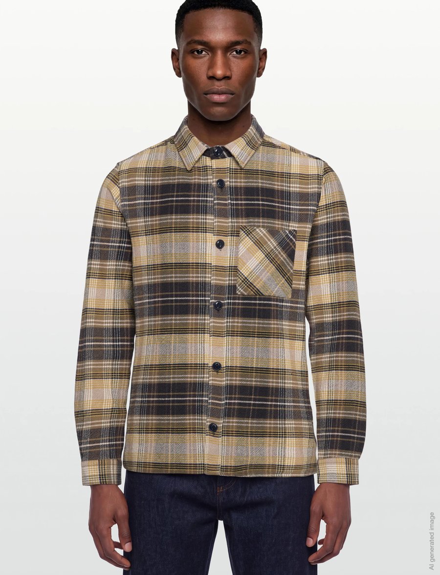 Mos Mosh Gallery - MMGDavid Lavato Shirt - karierte hemden - sage green check - 3