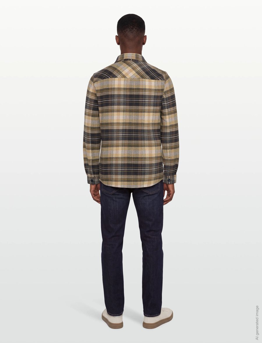 Mos Mosh Gallery - MMGDavid Lavato Shirt - karierte hemden - sage green check - 4