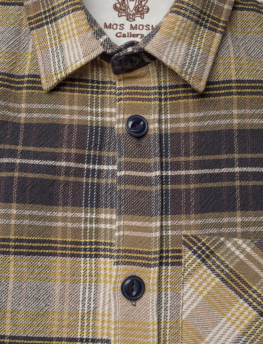 Mos Mosh Gallery - MMGDavid Lavato Shirt - karierte hemden - sage green check - 2