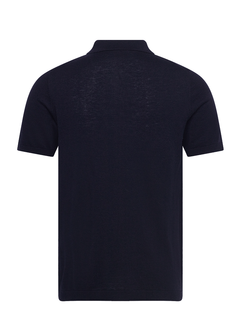 Mos Mosh Gallery - MMGAdam Soft SS Polo - kortærmede poloer - navy - 1