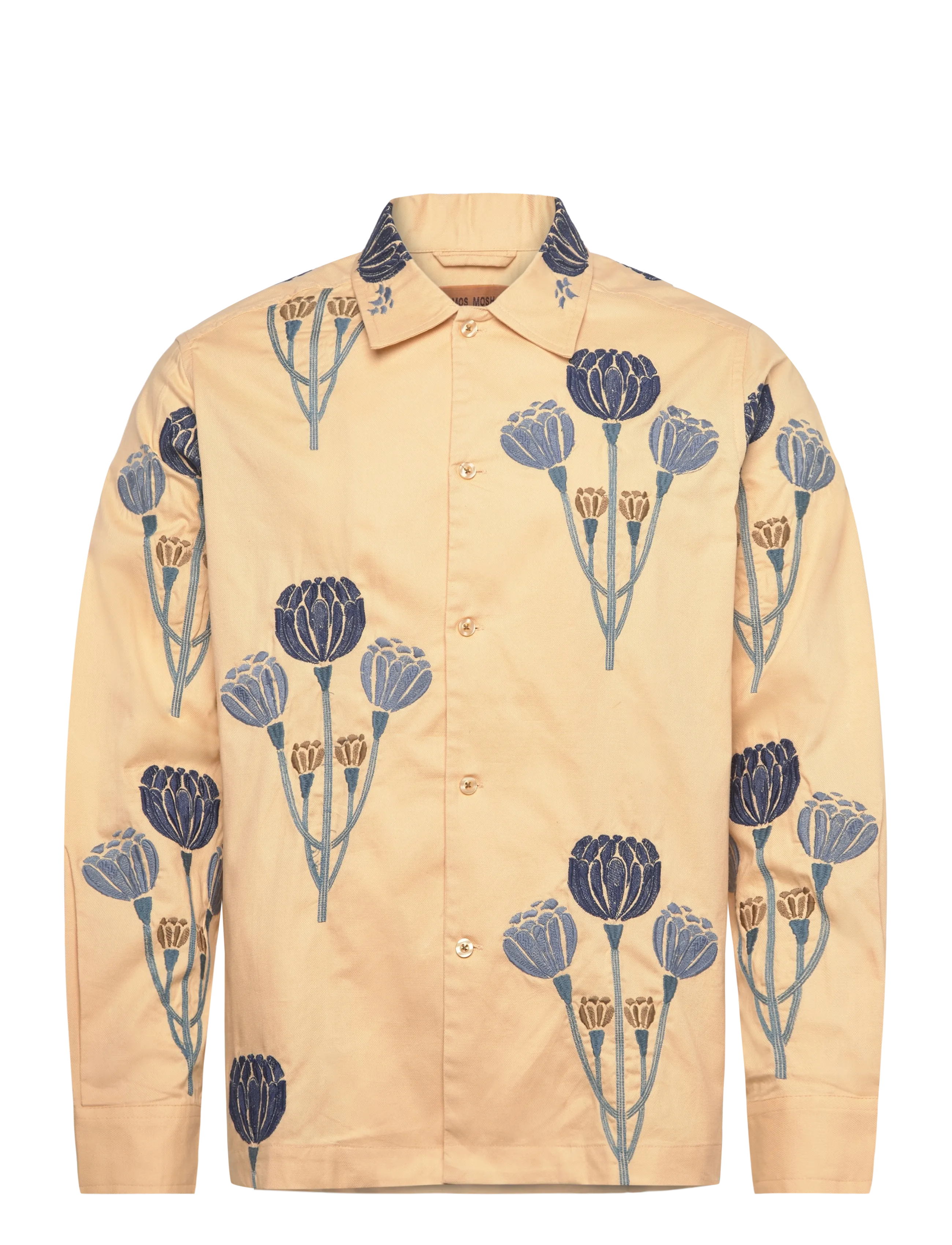 MMGFlow Embroidery Shirt - WARM BEIGE
