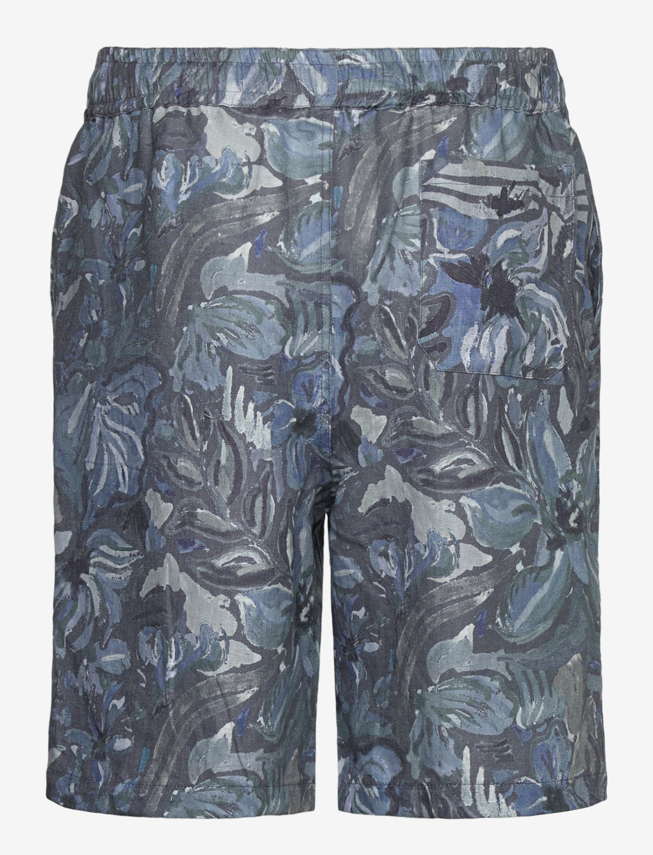 Mos Mosh Gallery - MMGHolt Sun Linen Shorts - linneshorts - indigo navy - 1