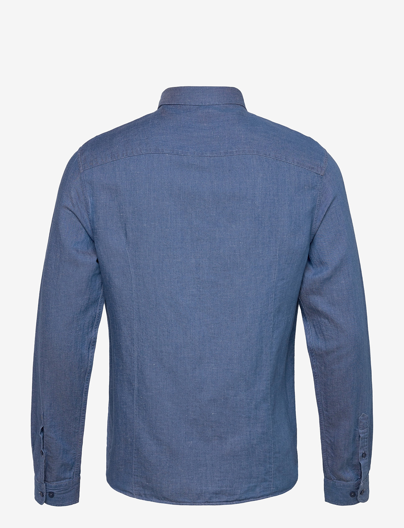 Mos Mosh Gallery - MMGMarco Chambray Shirt - linneskjortor - marine blue - 1
