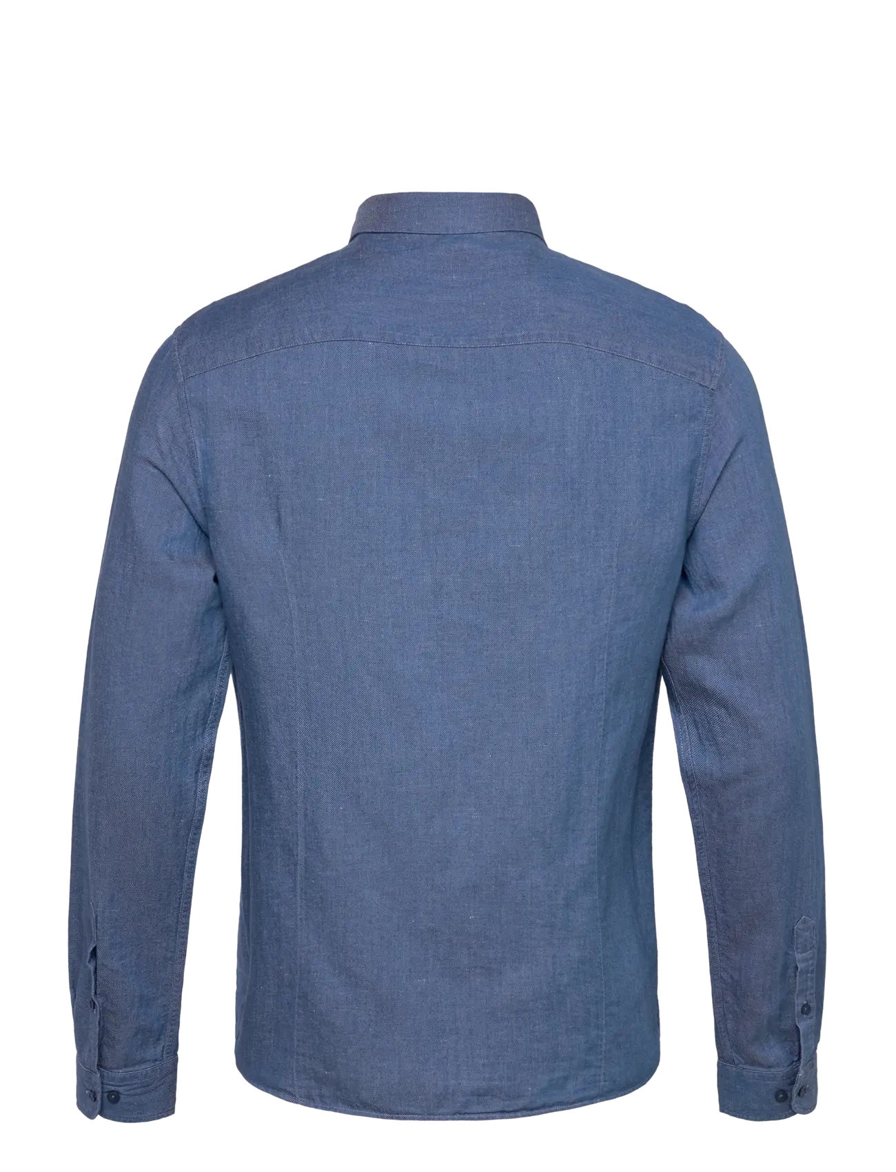 Mos Mosh Gallery - MMGMarco Chambray Shirt - hørskjorter - marine blue - 1