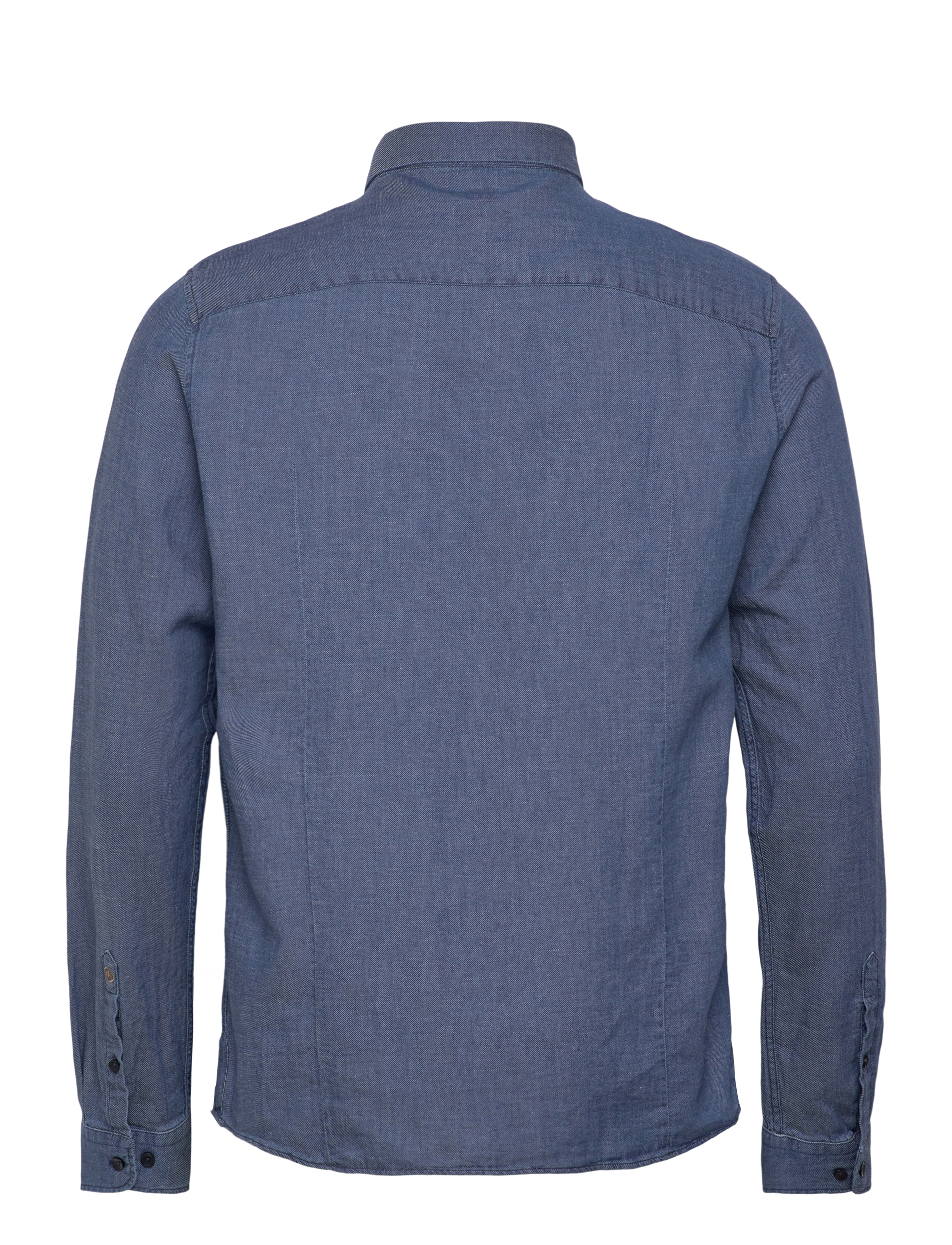 Mos Mosh Gallery - MMGMarco Chambray Shirt - navy - 1