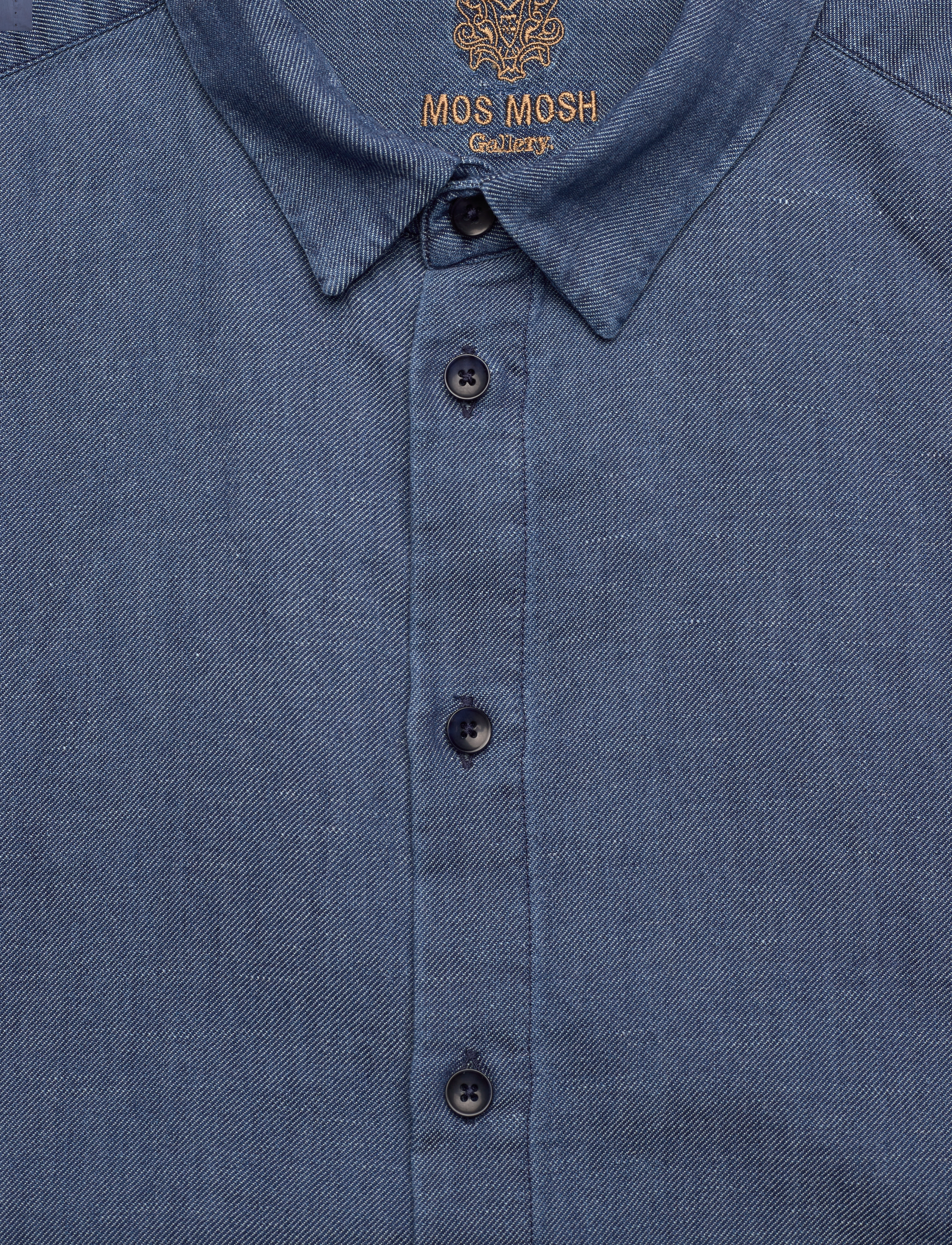 Mos Mosh Gallery - MMGMarco Chambray Shirt - navy - 2