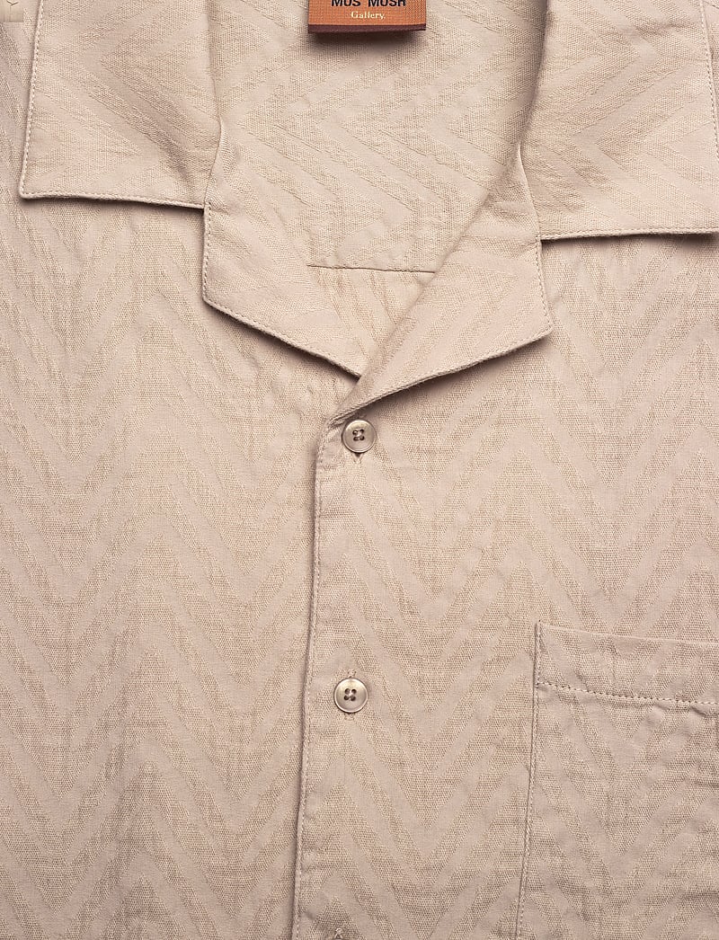 Mos Mosh Gallery - MMGMarco Cuban Rosacel - lühikeste varrukatega särgid - warm beige - 2