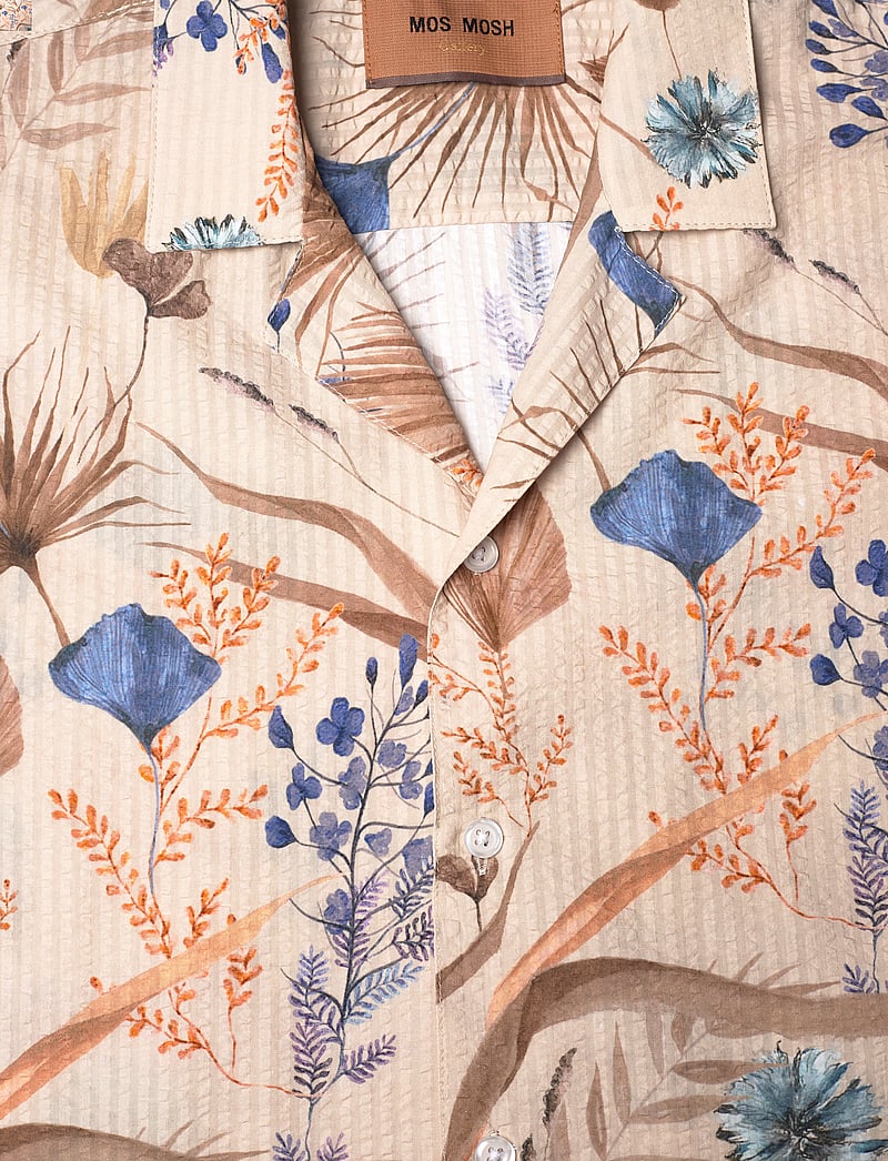 Mos Mosh Gallery - MMGJoel Bliss SS Shirt - short-sleeved shirts - offwhite - 2