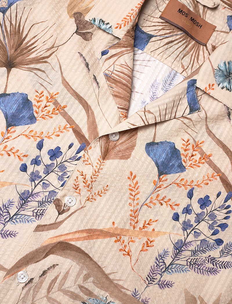 Mos Mosh Gallery - MMGJoel Bliss SS Shirt - short-sleeved shirts - offwhite - 3