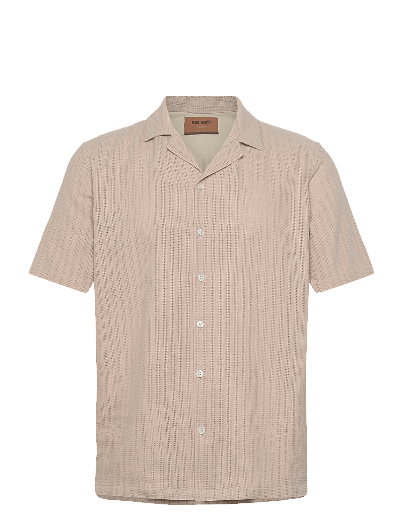 Mos Mosh Gallery - MMGJoe Basso SS Shirt - kurzarmhemden - chateau gray - 1