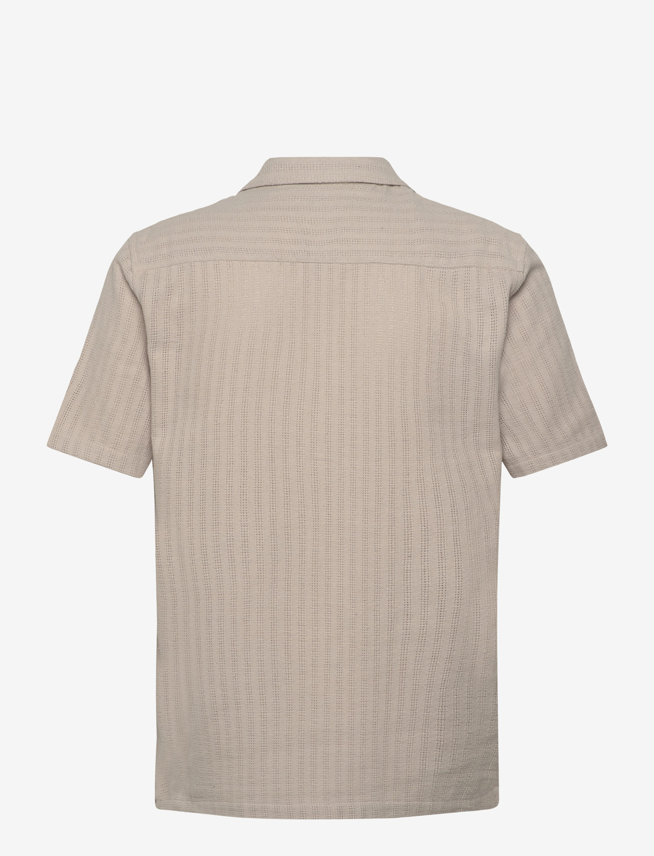 Mos Mosh Gallery - MMGJoe Basso SS Shirt - kortærmede skjorter - chateau gray - 2