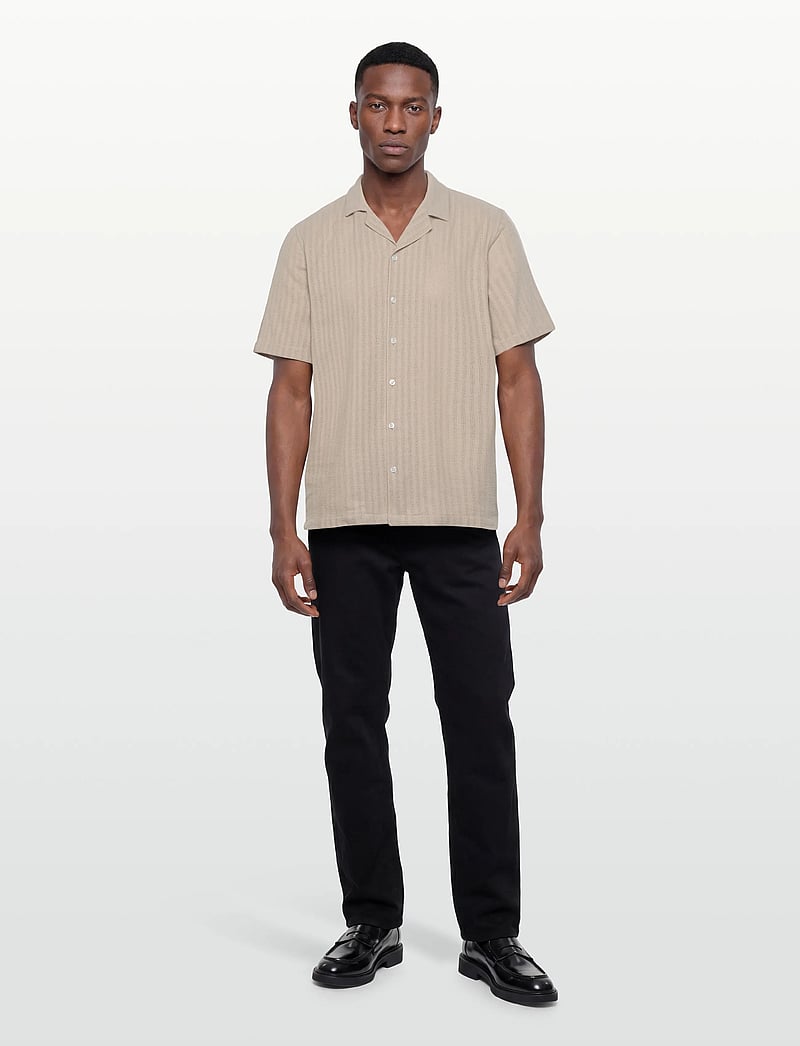 Mos Mosh Gallery - MMGJoe Basso SS Shirt - kurzarmhemden - chateau gray - 0