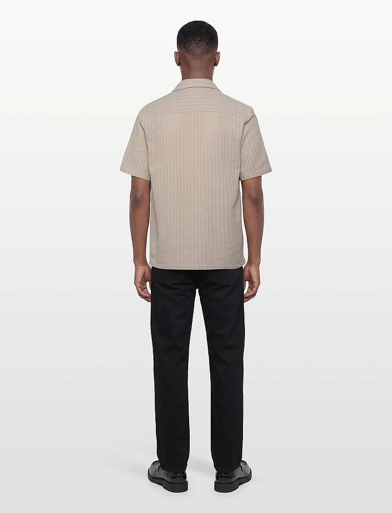 Mos Mosh Gallery - MMGJoe Basso SS Shirt - kurzarmhemden - chateau gray - 4