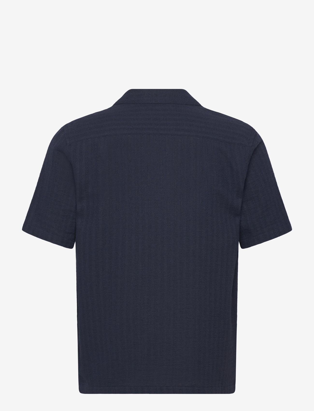 Mos Mosh Gallery - MMGJoe Basso SS Shirt - kortærmede skjorter - estate blue - 1