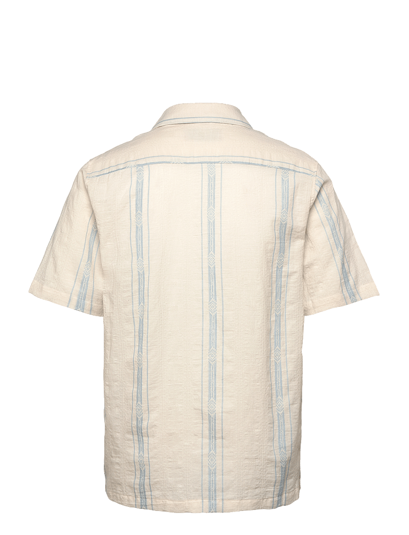 Mos Mosh Gallery - MMGJoe Provenza SS Shirt - kortærmede skjorter - clear blue - 1