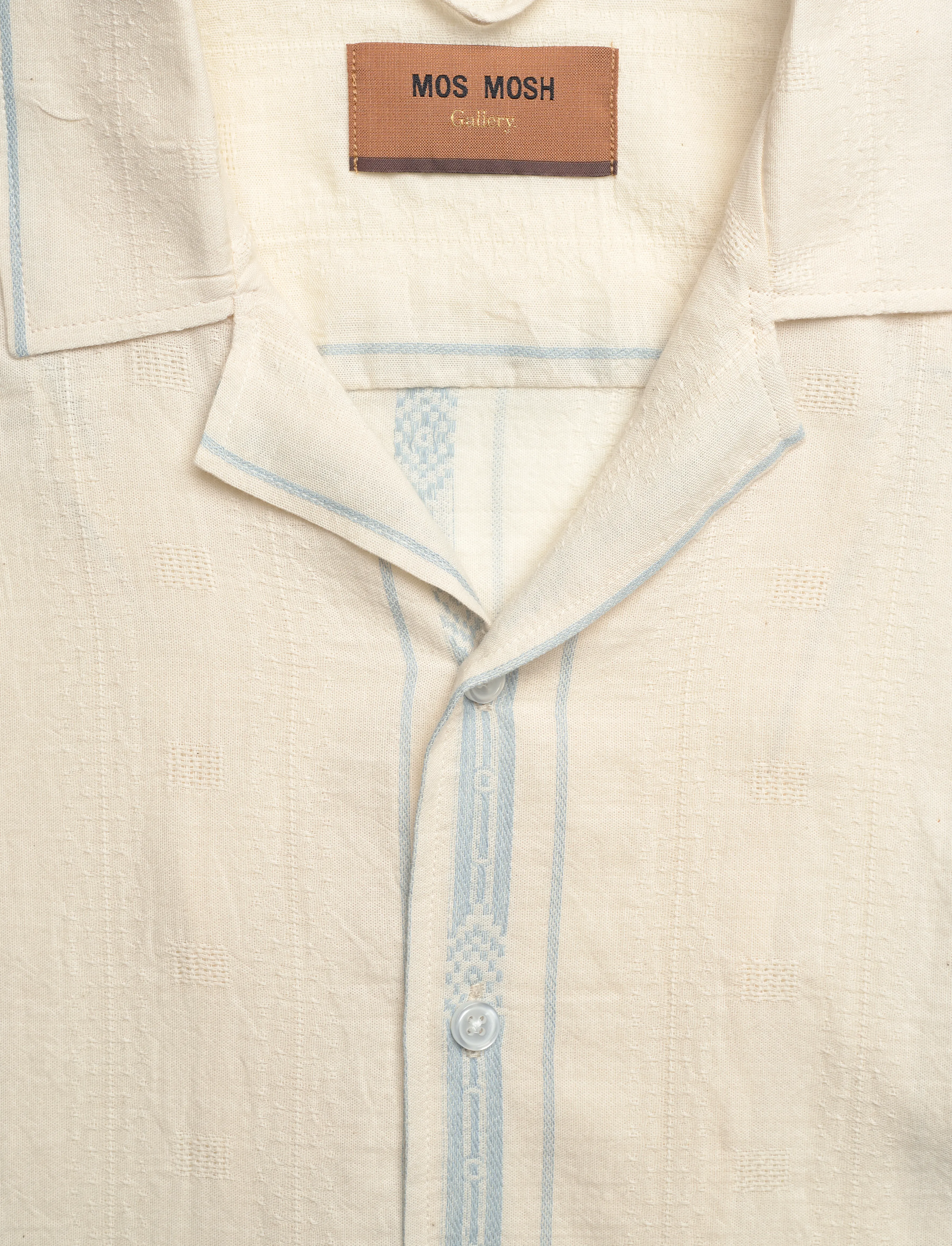Mos Mosh Gallery - MMGJoe Provenza SS Shirt - clear blue - 2