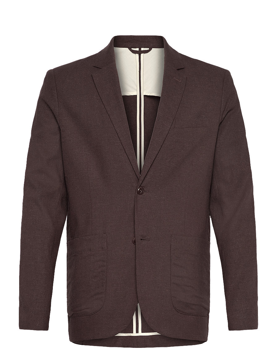 Mos Mosh Gallery - MMGWilliams Plage Blazer - linased pintsakud - chocolate chip melange - 0