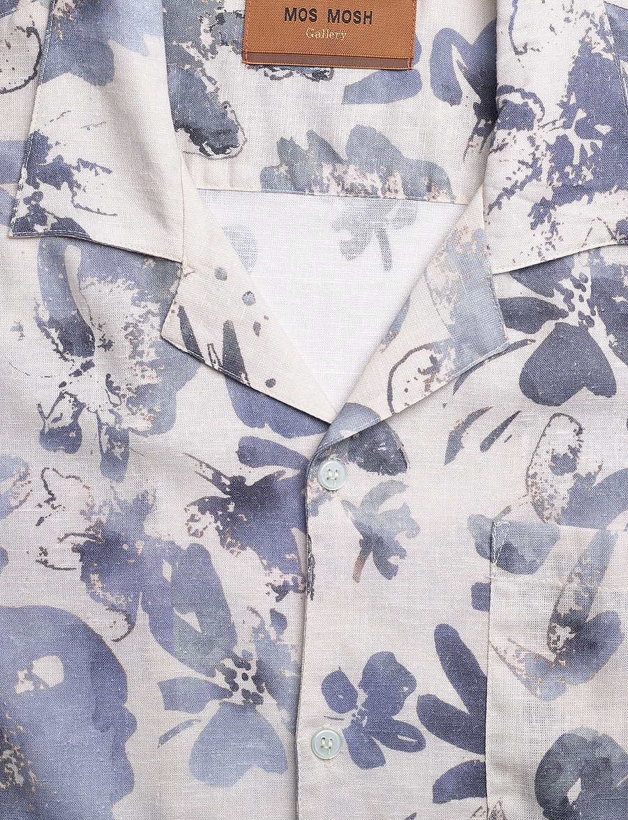 Mos Mosh Gallery - MMGBabel Linen Shirt - lininiai marškiniai - ecru - 2
