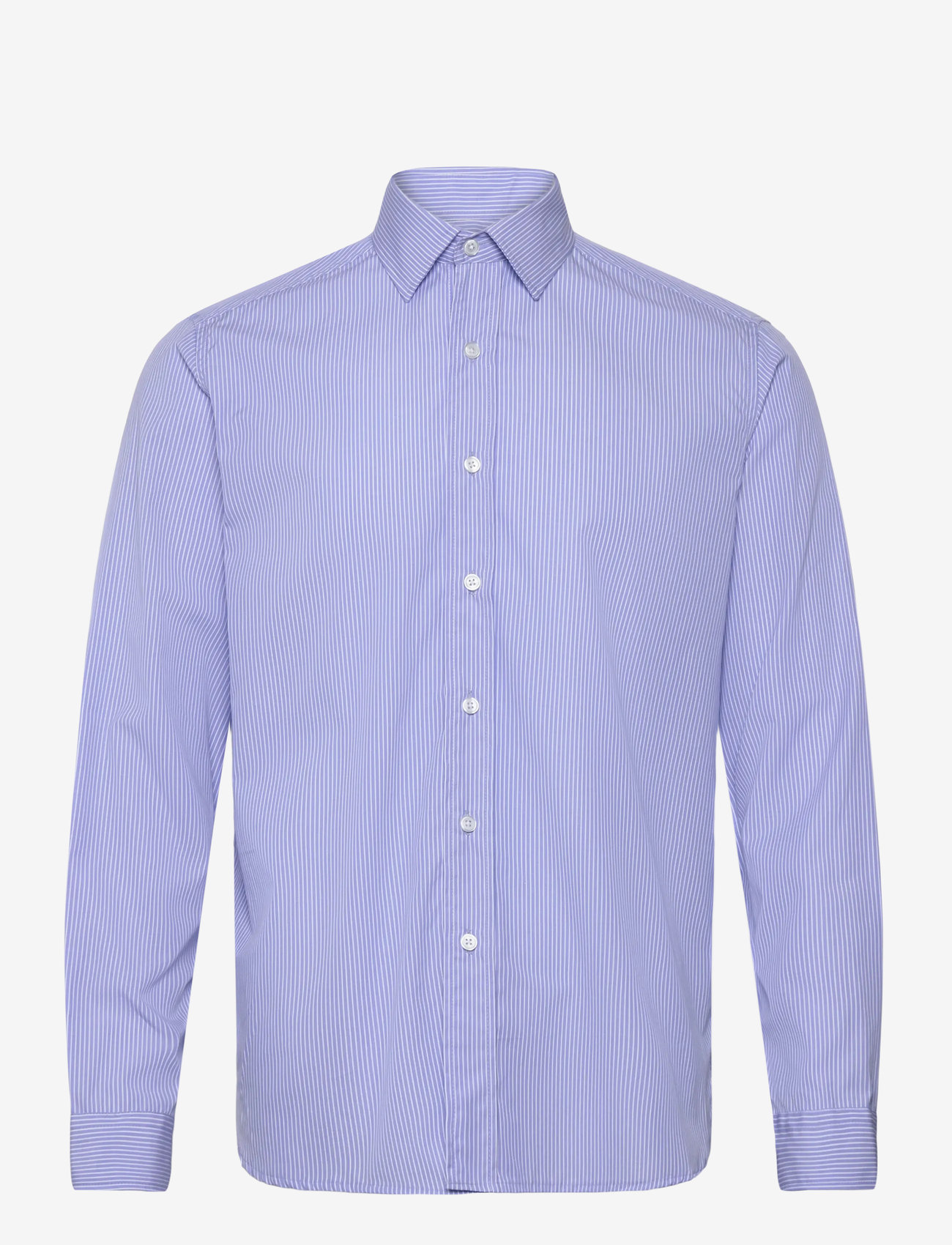 Mos Mosh Gallery - MMGMassa Stripe Shirt - stribede skjorter - light blue stripe - 0