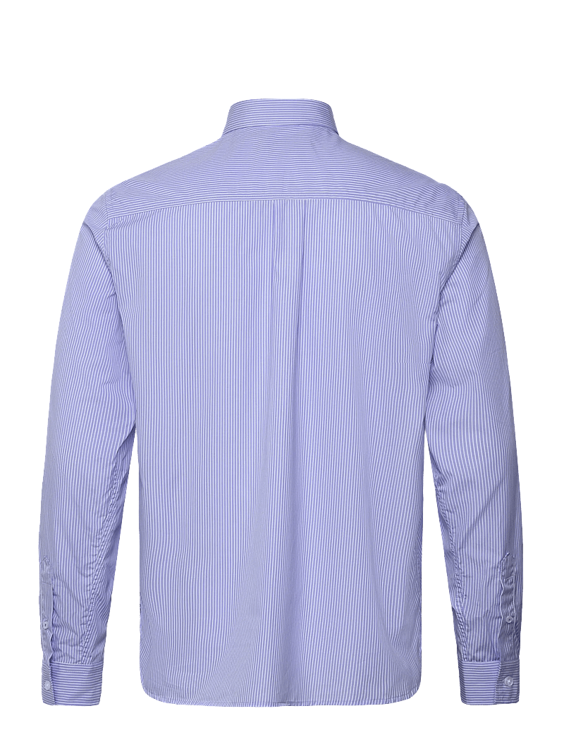 Mos Mosh Gallery - MMGMassa Stripe Shirt - stribede skjorter - light blue stripe - 1