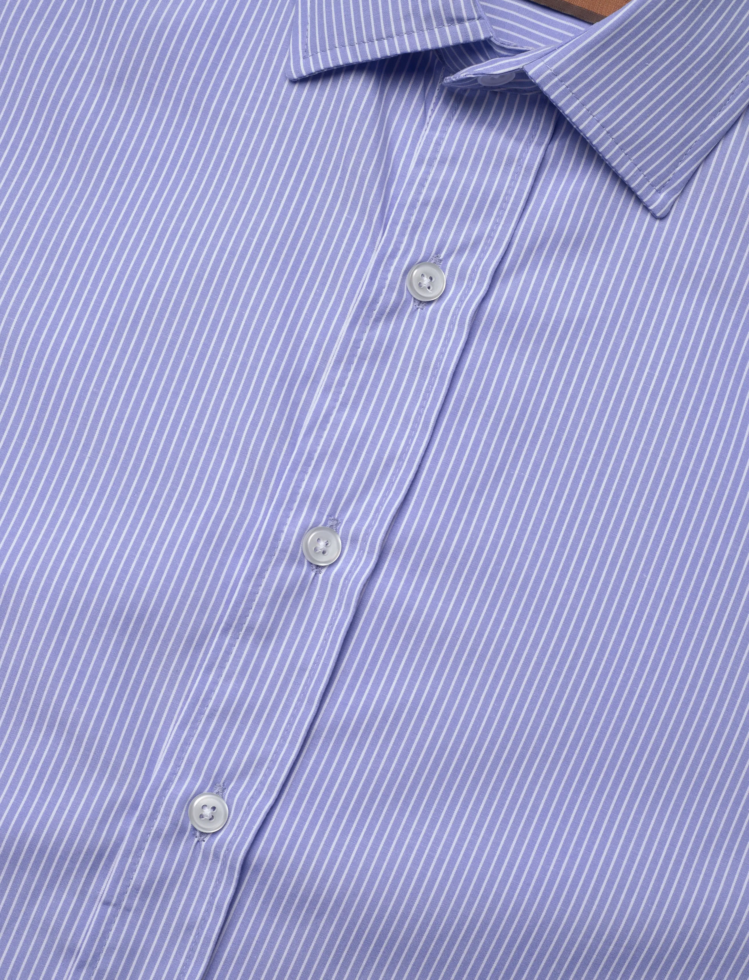 Mos Mosh Gallery - MMGMassa Stripe Shirt - röndóttar skyrtur - light blue stripe - 3