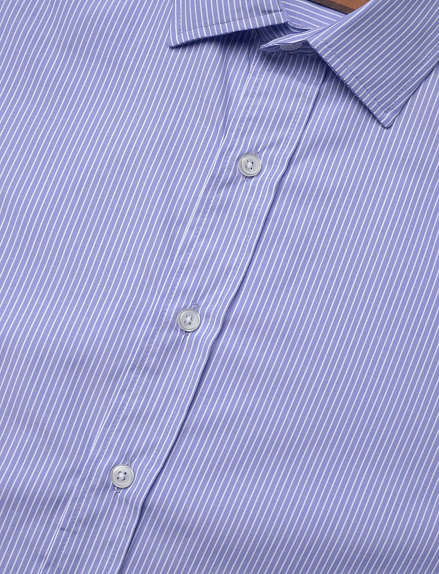 Mos Mosh Gallery - MMGMassa Stripe Shirt - strīpaini krekli - light blue stripe - 3
