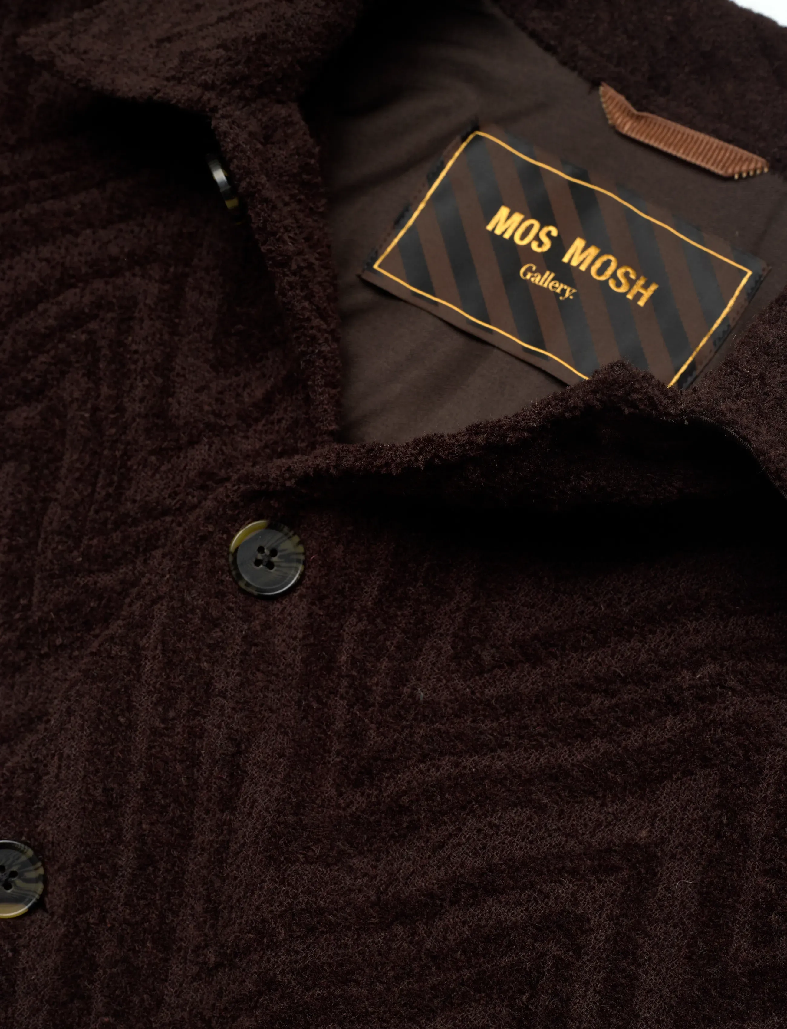 Mos Mosh Gallery - MMGLuis Clair Jacquard Jacket - wiosenne kurtki - chocolate brown - 2