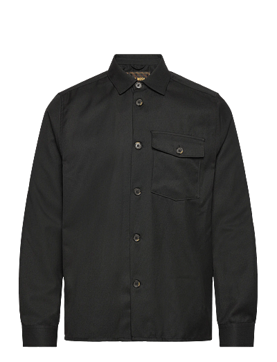 Mos Mosh Gallery MMGNole Serge Overshirt - Clothing - BLACK / black