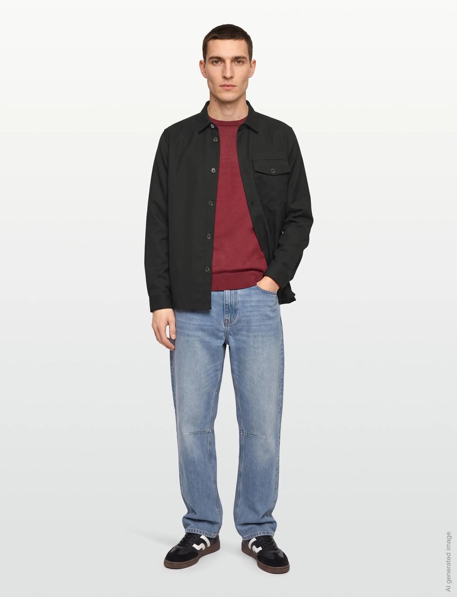Mos Mosh Gallery - MMGNole Serge Overshirt - Überhemden - black - 0