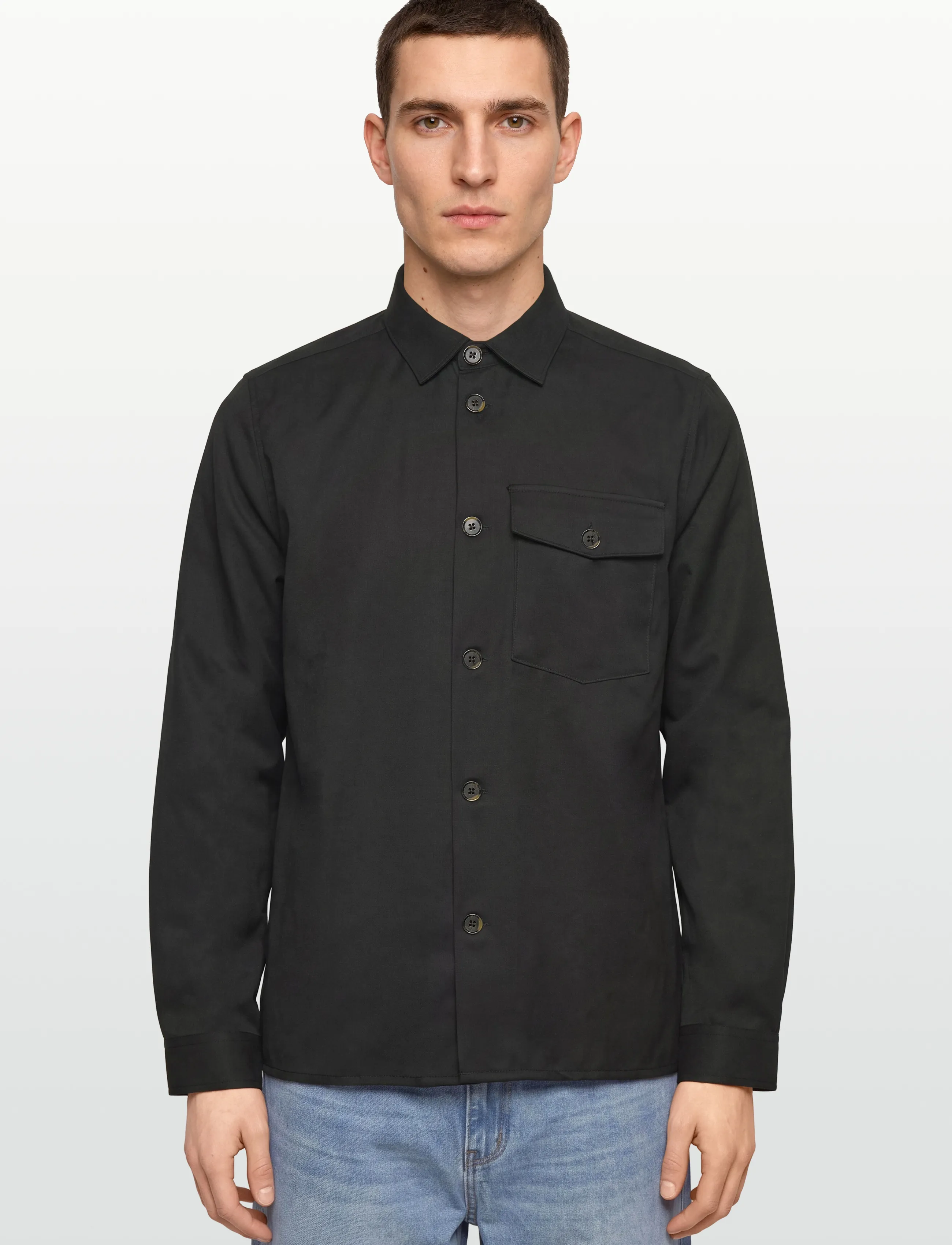 Mos Mosh Gallery - MMGNole Serge Overshirt - herren - black - 3
