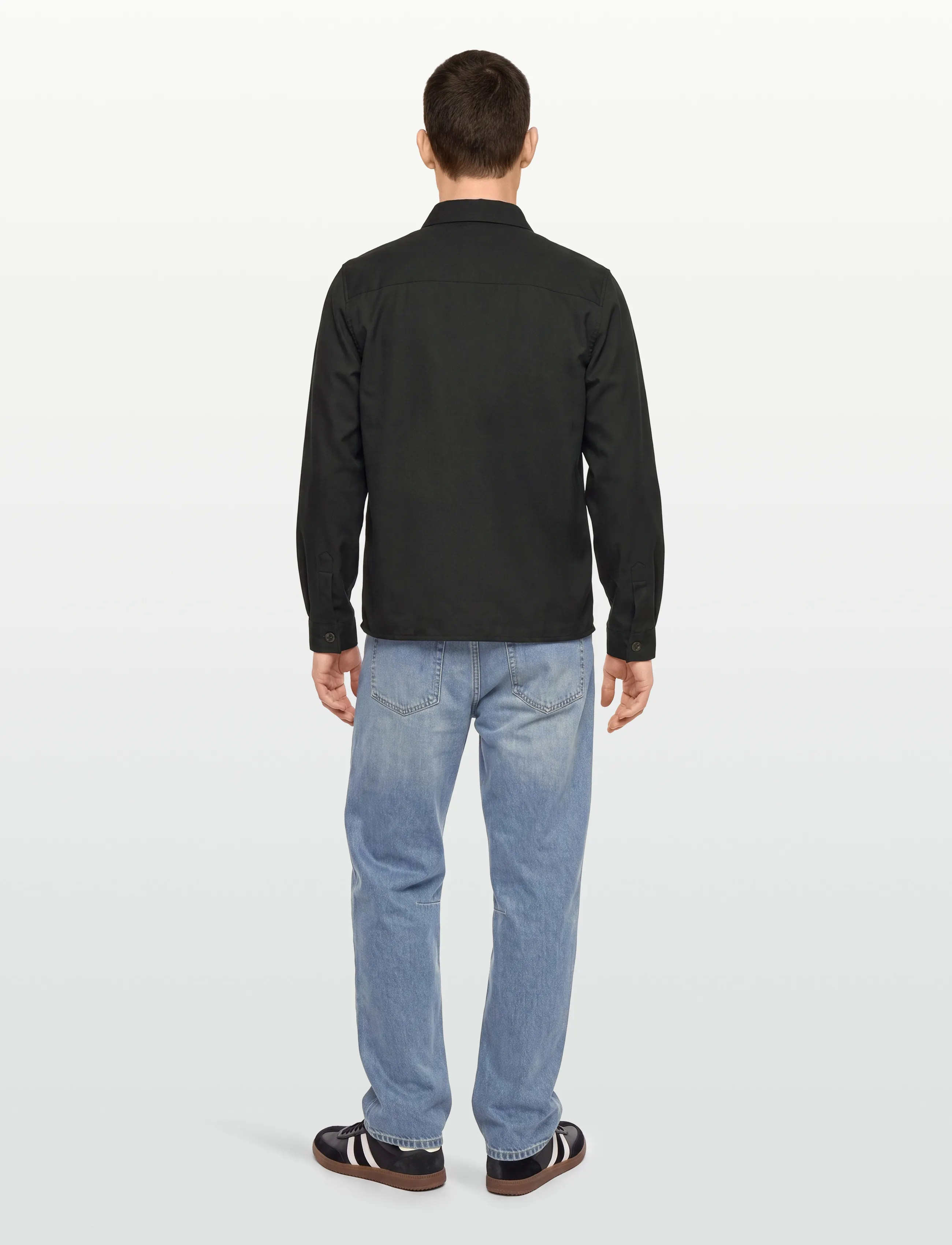 Mos Mosh Gallery - MMGNole Serge Overshirt - herren - black - 4