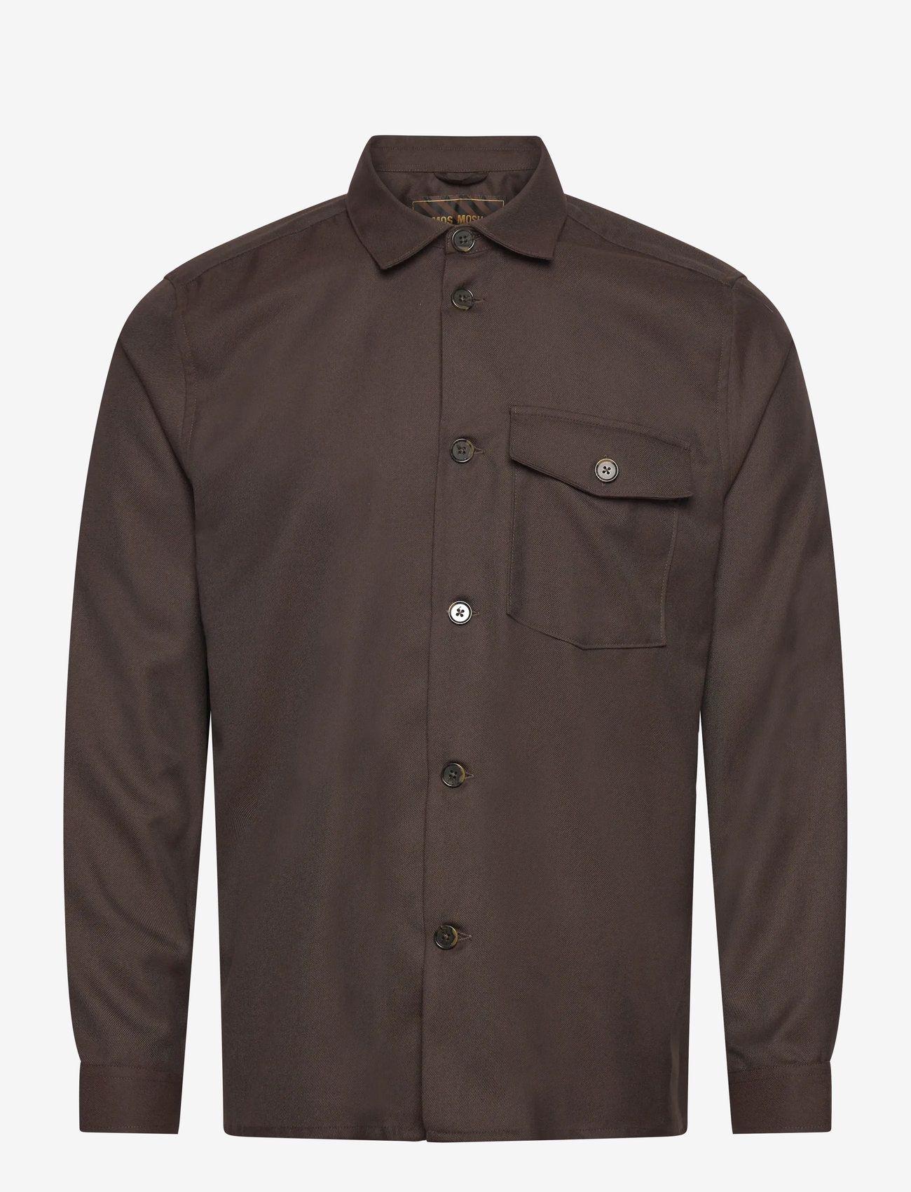 Mos Mosh Gallery - MMGNole Serge Overshirt - nach anlass kaufen - chocolate brown - 0