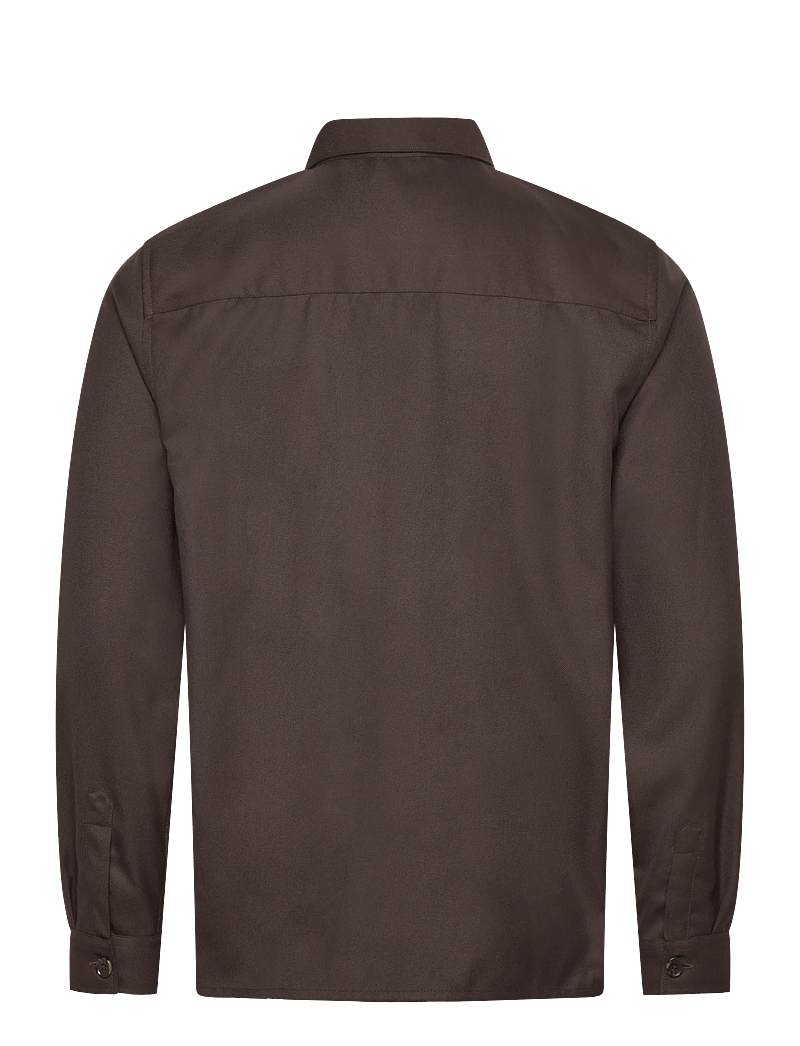 Mos Mosh Gallery - MMGNole Serge Overshirt - nach anlass kaufen - chocolate brown - 1