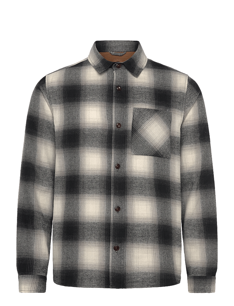 Mos Mosh Gallery - MMGDavid Shadow Overshirt - flannel-skjorter - light grey - 0